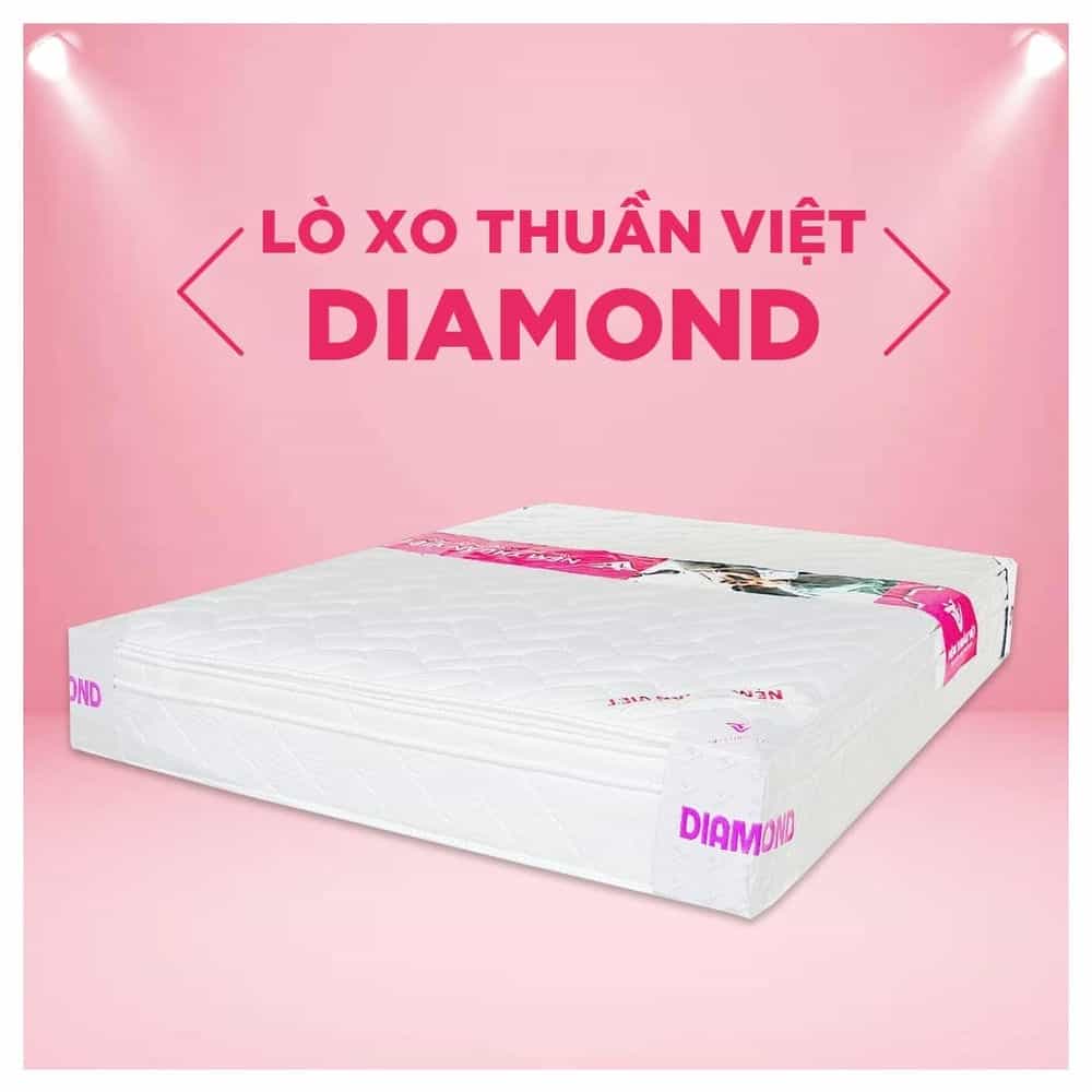 NỆM LÒ XO THUẦN VIỆT DIAMOND 100X200X28CM
