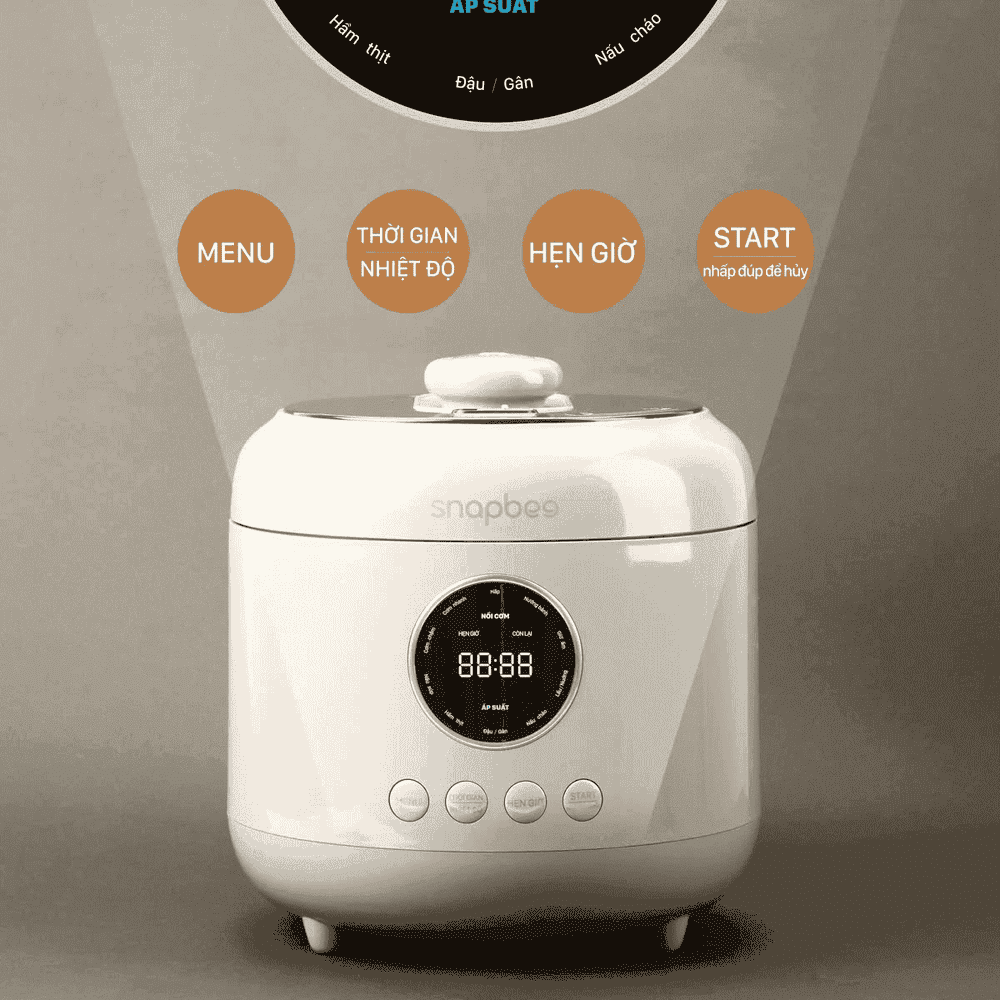 NỒI ÁP SUẤT SNAPBEE 4.5 LÍT QUEEN S45