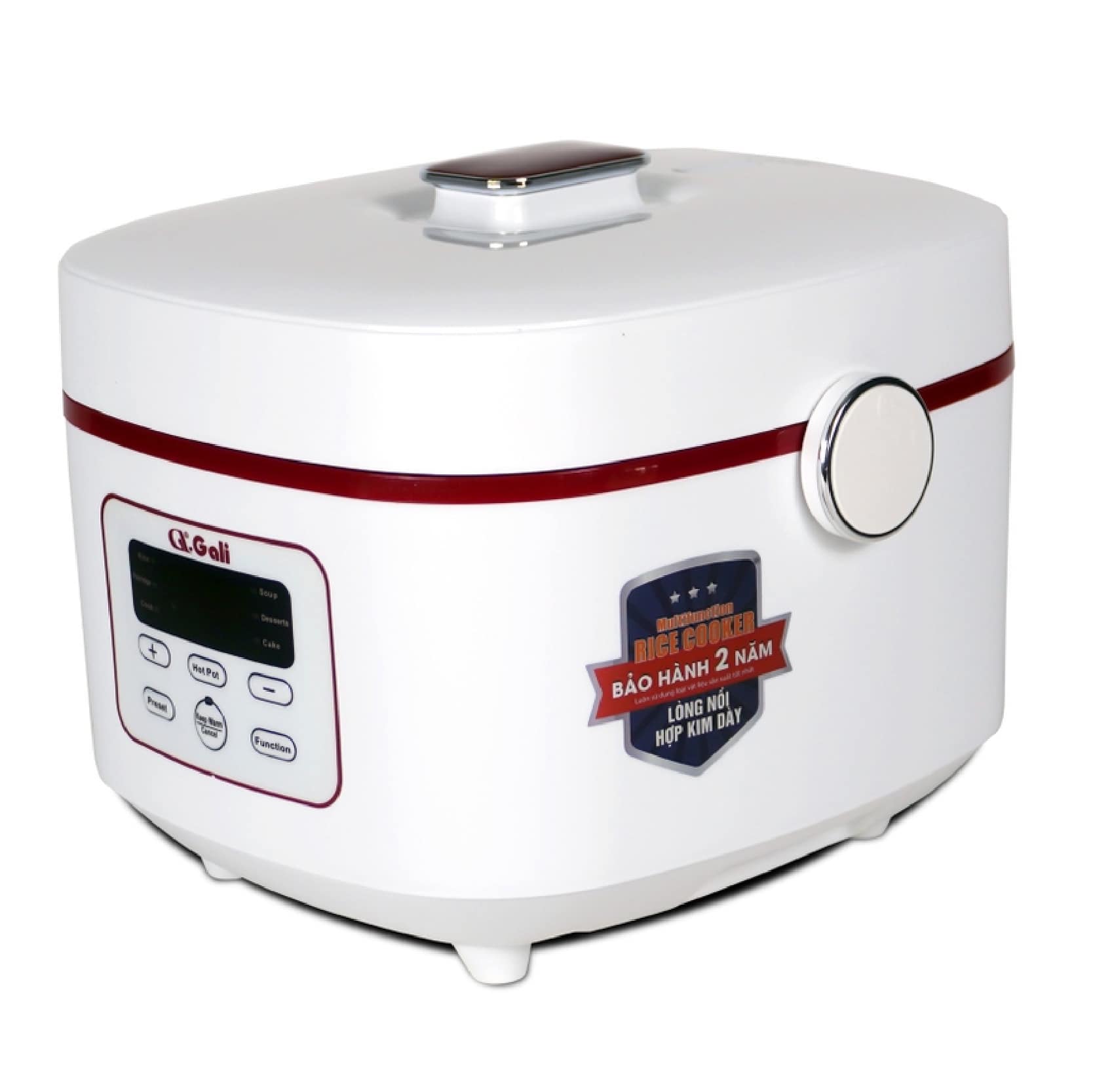 NỒI CƠM ĐIỆN NẮP GÀI GALI GL-1718W 1.8 LÍT ĐIỀU KHIỂN ĐIỆN TỬ
