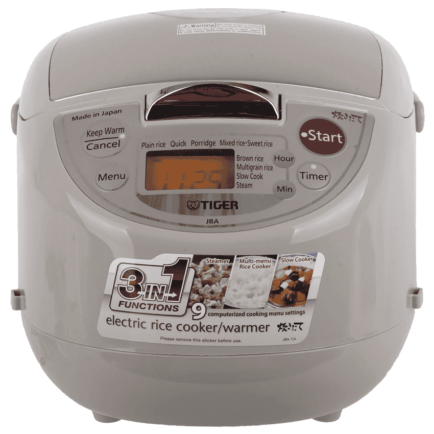 NỒI CƠM ĐIỆN TỬ NẮP GÀI 1.0 LÍT TIGER JBA-T10W