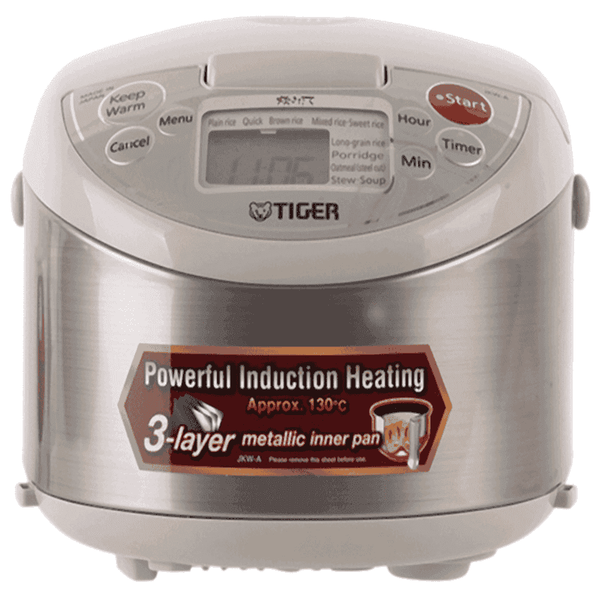 NỒI CƠM ĐIỆN TỬ NẮP GÀI 1.0 LÍT TIGER JKW-A10W