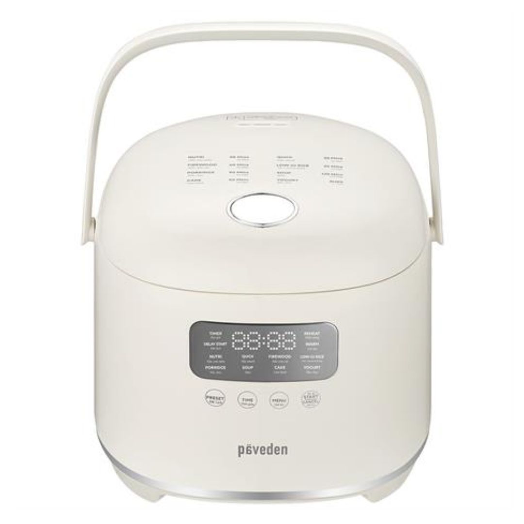 NỒI CƠM ĐIỆN TỬ TÁCH ĐƯỜNG NẮP GÀI 1.2 LÍT PAVEDEN PR-3D12LSBE