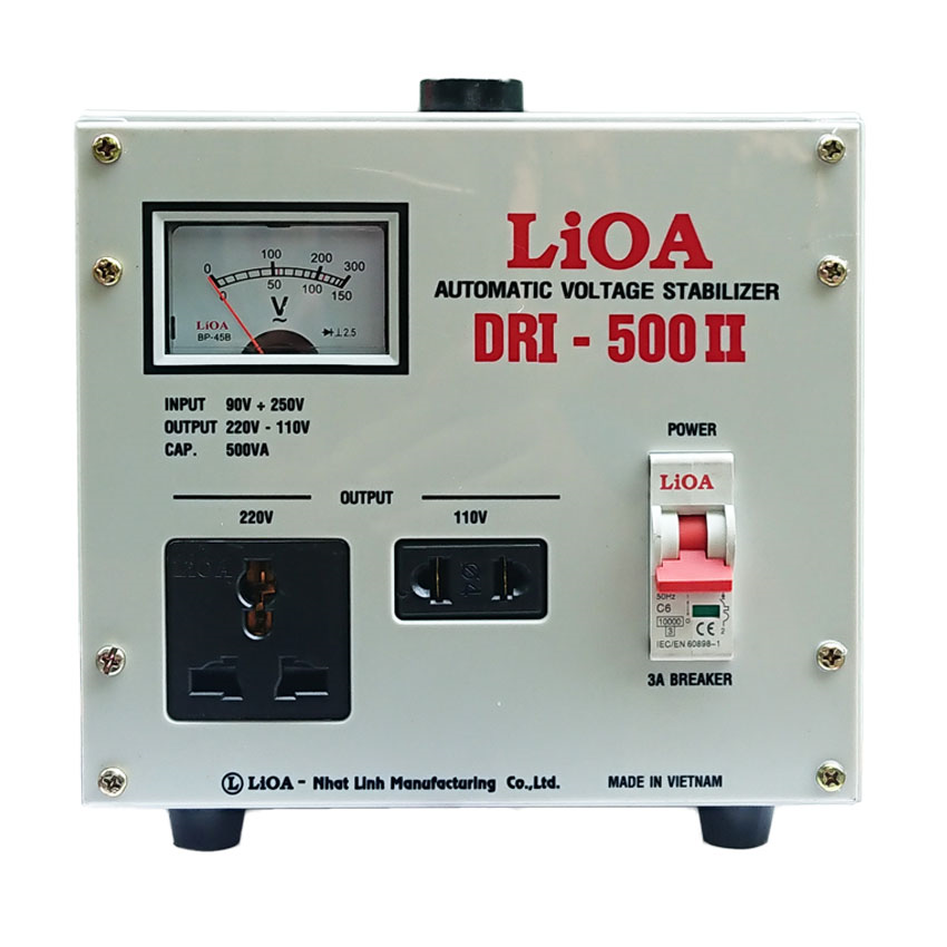 ỔN ÁP LIOA LIOA 1 PHA DRI-500II (0.5 KVA)