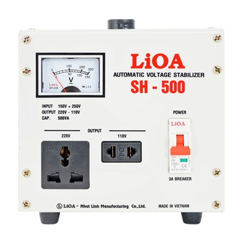ỔN ÁP LIOA LIOA 1 PHA SH-500II (0.5KVA)