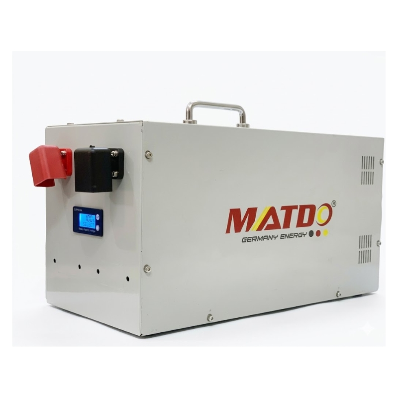 PIN LITHIUM LƯU TRỮ - MATDO - MD-PA2510-BA-PM - 25.6V, 100AH, BLUETOOTH