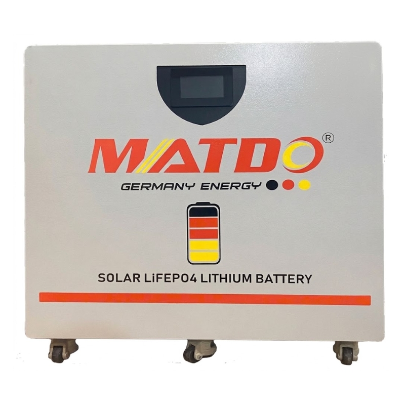 PIN LITHIUM LƯU TRỮ - MATDO - MD-RE5166-BA-PM - 51.2V, 660AH, BLUETOOTH/WIFI/BMS