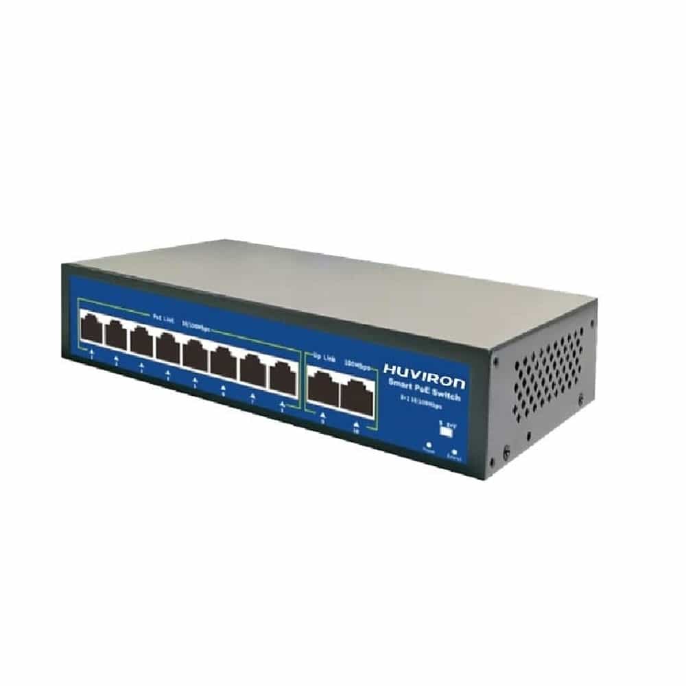 SMART SWITCH HUVIRON 8 CỔNG POE F-SP3-8F2G-BL