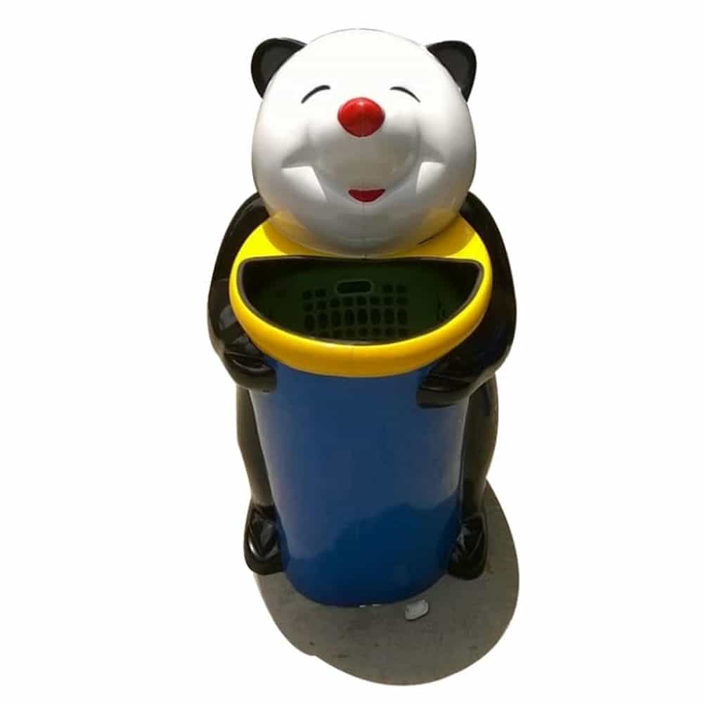 THÙNG RÁC CÔNG CỘNG GẤU TRÚC NHỰA COMPOSITE SÀI GÒN SG-50L-GT
