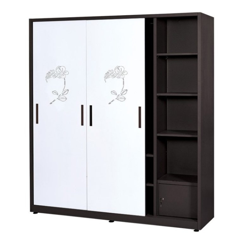 TỦ ÁO 3 CỬA LÙA SẮT SƠN TĨNH ĐIỆN 1.7M THE ONE (HÒA PHÁT) TU19B3C3