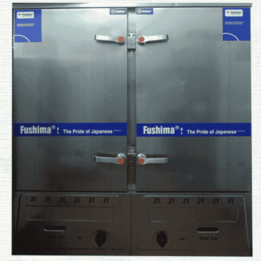 TỦ CƠM CÔNG NGHIỆP DÙNG GAS 24 KHAY 96 KG FUSHIMA YW-240