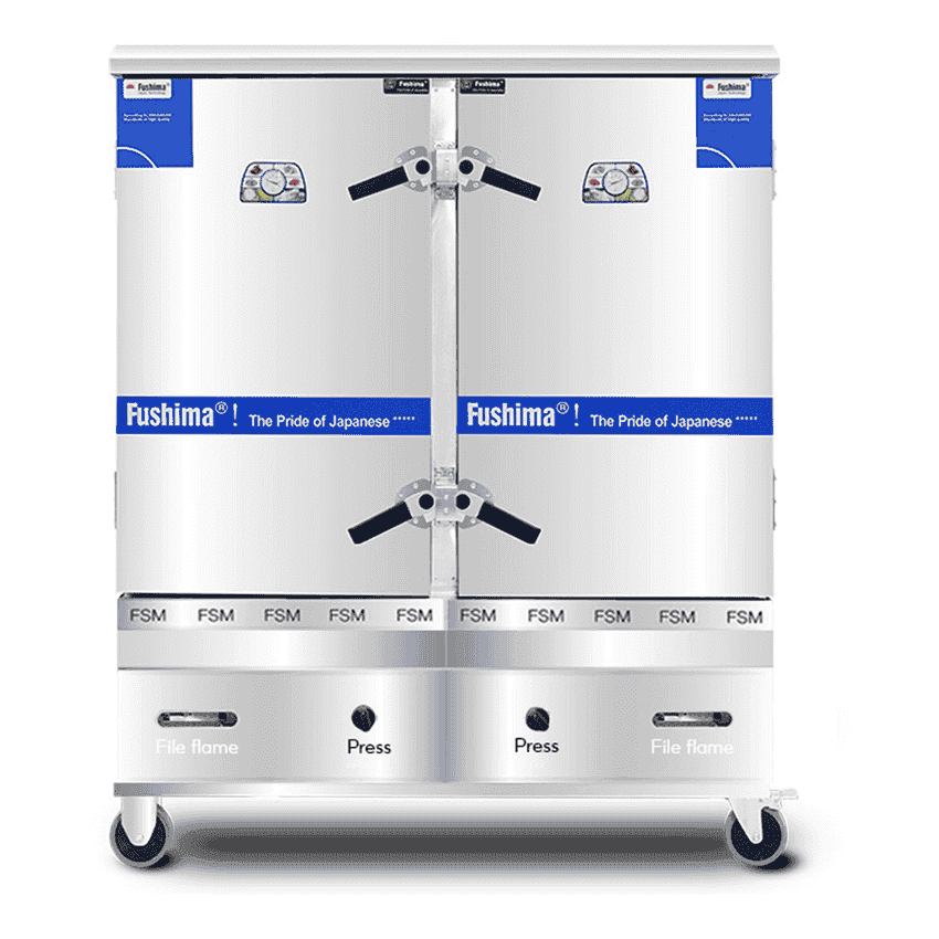 TỦ CƠM CÔNG NGHIỆP FUSHIMA YWD-240-304 24 KHAY GAS/ĐIỆN