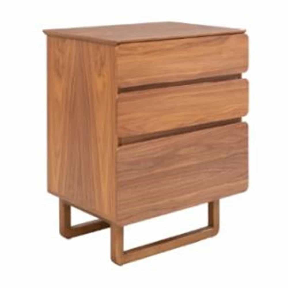 TỦ ĐẦU GIƯỜNG VÁN GỖ HỒ ĐÀO ĐEN CHI LAI TUKN-STE-TF1808