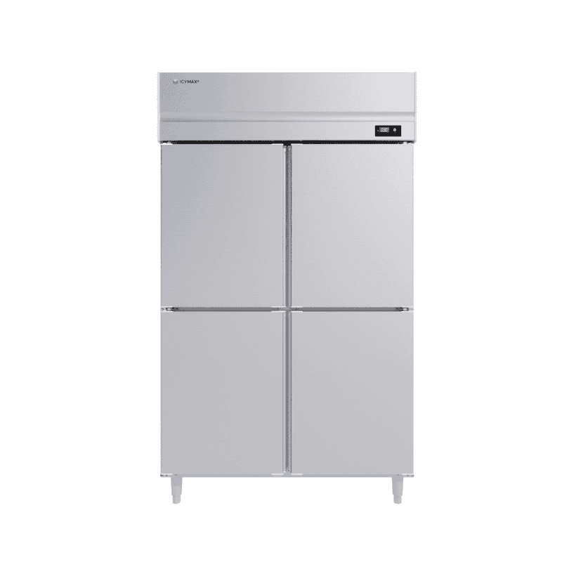 TỦ ĐÔNG ĐỨNG INOX 4 CÁNH ICYMAX 1100 LÍT IUF-4S128 (R290) (INOX 430)