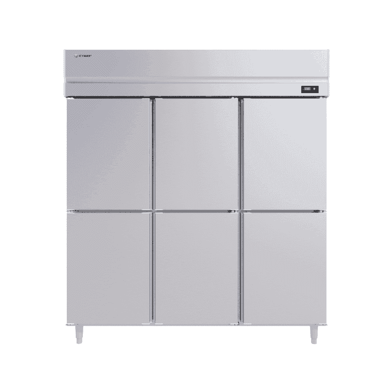TỦ ĐÔNG ĐỨNG INOX 6 CÁNH ICYMAX 1750 LÍT IUF-6S188 (R290) (INOX 430)
