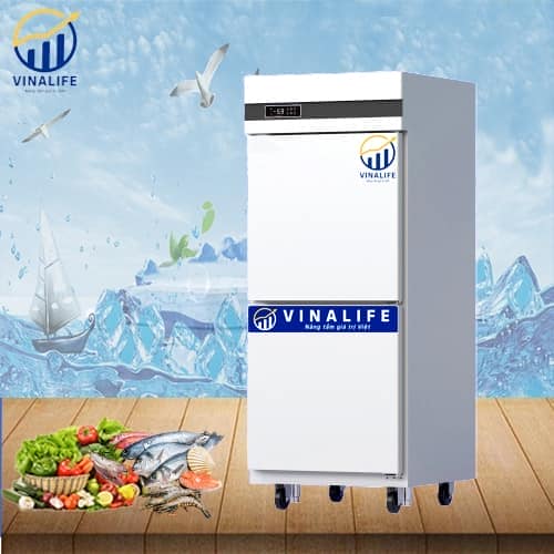 TỦ ĐÔNG INOX VINALIFE VNL-TBO 500 QUẠT GIÓ 2 CÁNH 500L