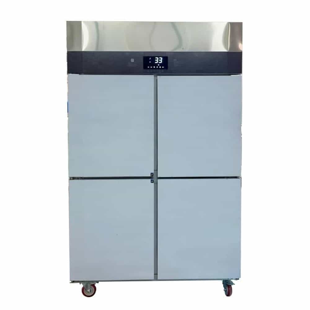 TỦ ĐÔNG INOX 4 CÁNH ĐÔNG SÂU LIGHTCOOL 848 LÍT LS-1200F-848L-AS-I201 QUẠT GIÓ (R290A) (-30 ĐỘ) (INOX 201)