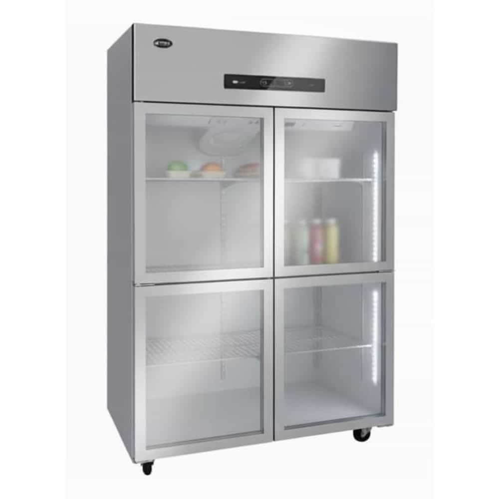 TỦ ĐÔNG INOX 4 CÁNH KÍNH OUCBOLL 780 LÍT BCD-1200Q-CK (TRỰC TIẾP)