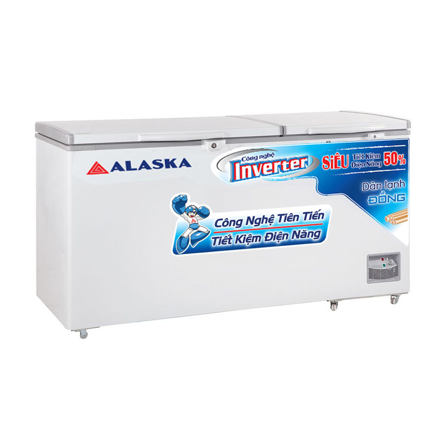 TỦ ĐÔNG INVERTER ALASKA 650/518 LÍT HB-650CI ĐỒNG (R290) (...