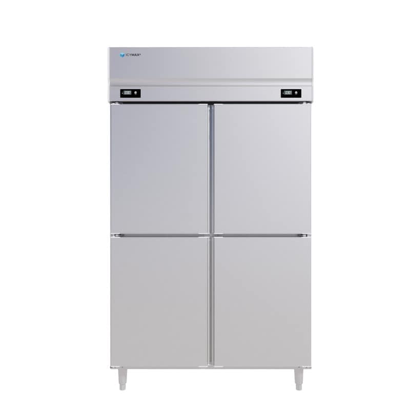TỦ ĐÔNG MÁT ĐỨNG INOX 4 CÁNH ICYMAX 1100 LÍT IUFR-4S128 (R290) (INOX 430)