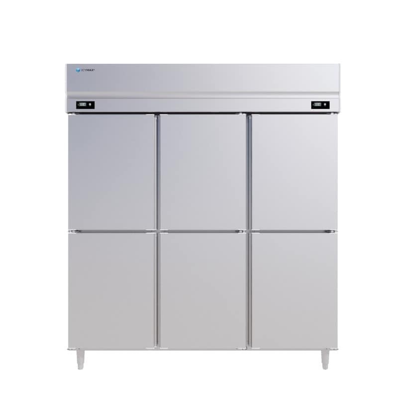 TỦ ĐÔNG MÁT ĐỨNG INOX 6 CÁNH ICYMAX 1750 LÍT IUFR-6S188 (R290) (INOX 430)