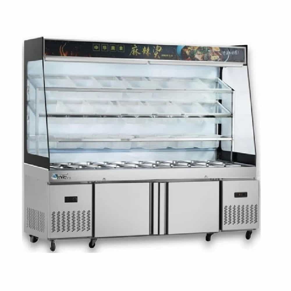 TỦ ĐÔNG MÁT TRƯNG BÀY SIÊU THỊ SNOW VILLAGE DC-1.5C ĐỒNG (R290A)