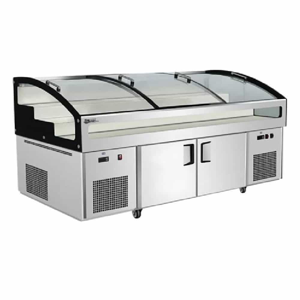 TỦ ĐÔNG MÁT TRƯNG BÀY THỊT NGUỘI SNOW VILLAGE 505 LÍT BT-B1.5D ĐỒNG (R290A)