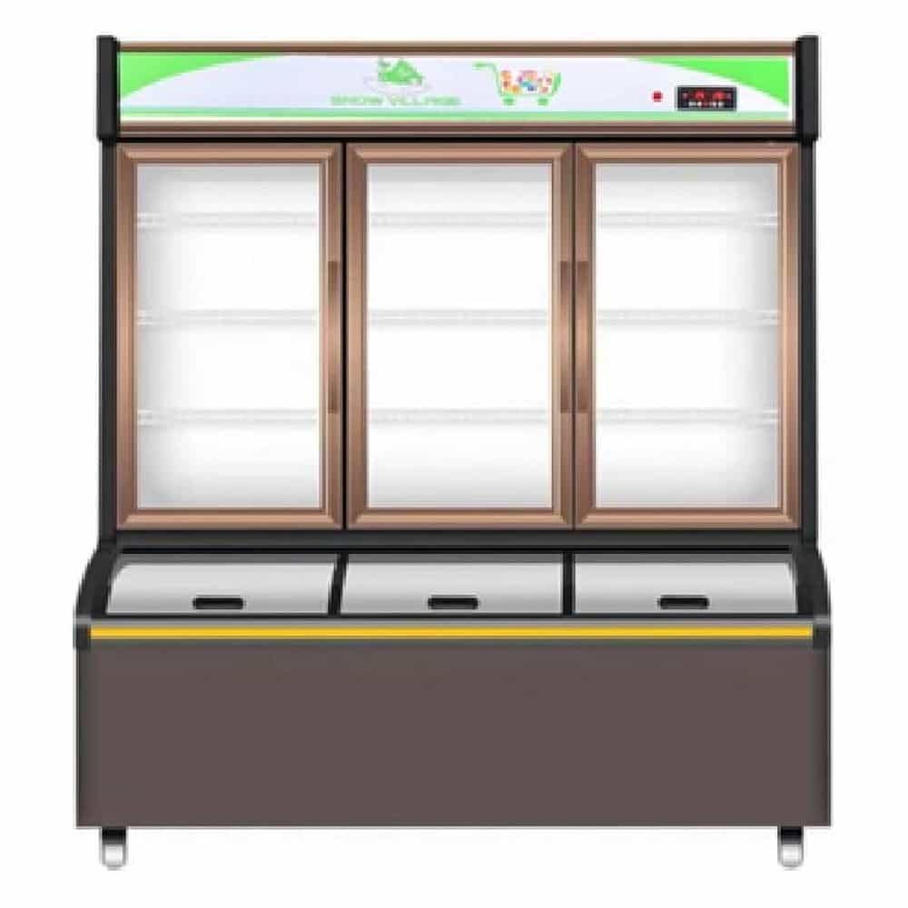 TỦ ĐÔNG TRƯNG BÀY KEM CỬA LÙA SNOW VILLAGE 1145 LÍT LCD-1756 ĐỒNG (R290A)