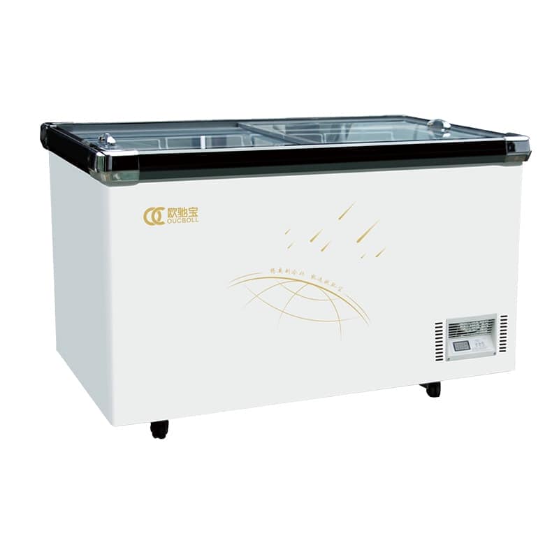 TỦ ĐÔNG TRƯNG BÀY KEM OUCBOLL 498 LÍT SD/SC-498 ĐỒNG (R290)