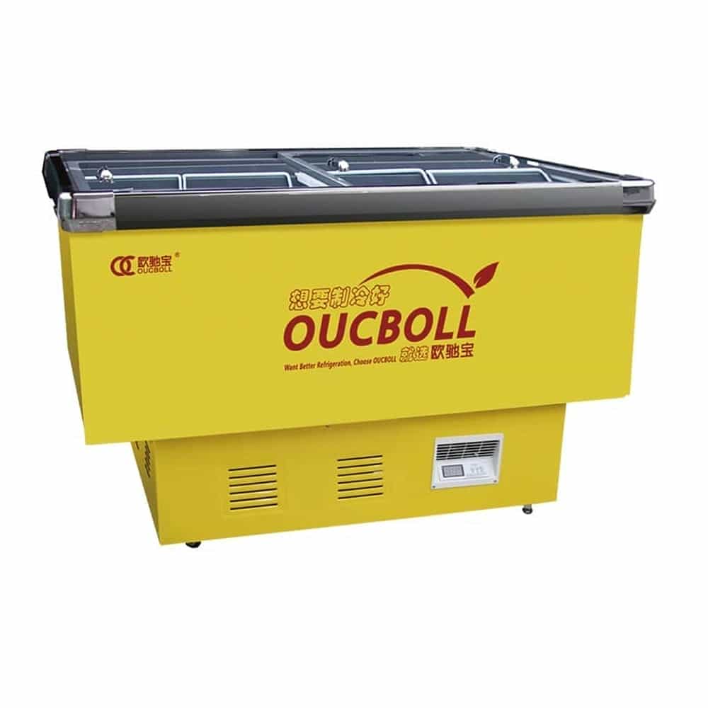 TỦ ĐÔNG TRƯNG BÀY KEM OUCBOLL 550 LÍT SD/SC-550 ĐỒNG (R290)