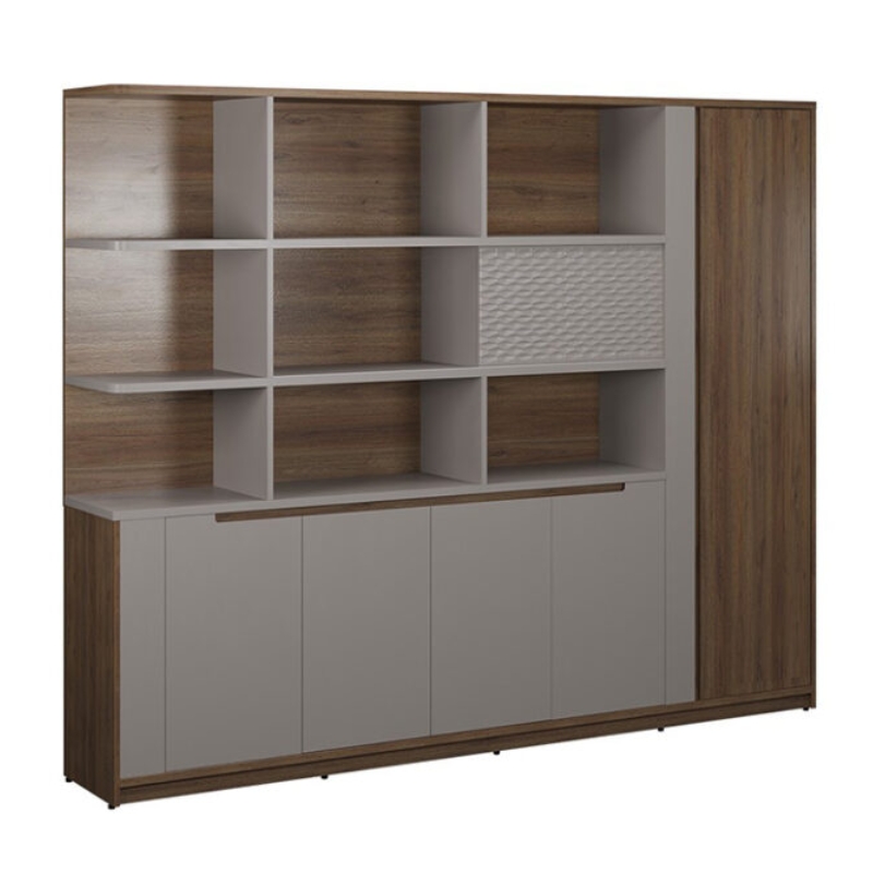 TỦ HỒ SƠ LÃNH ĐẠO GỖ CN 2.4M THE ONE (HÒA PHÁT) LUXT2420S6