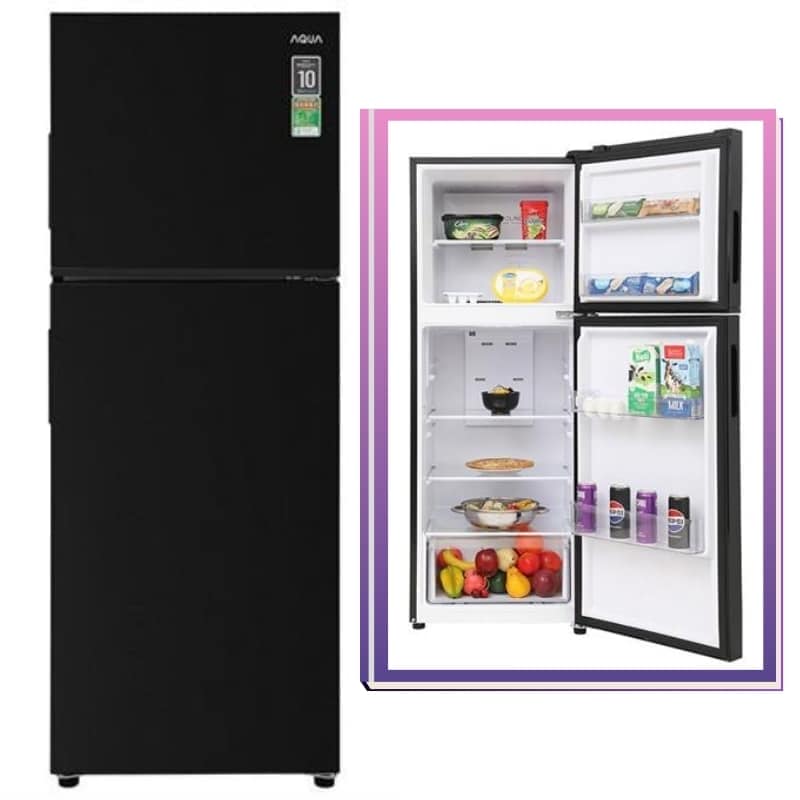 TỦ LẠNH NGĂN ĐÁ TRÊN INVERTER AQUA 212 LÍT AQR-T239FA(FB)