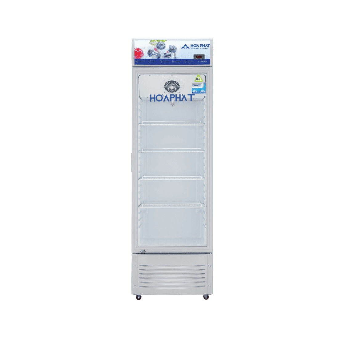 TỦ MÁT 1 CÁNH HÒA PHÁT 242 LÍT HSR-S6242 NHÔM (R134A)