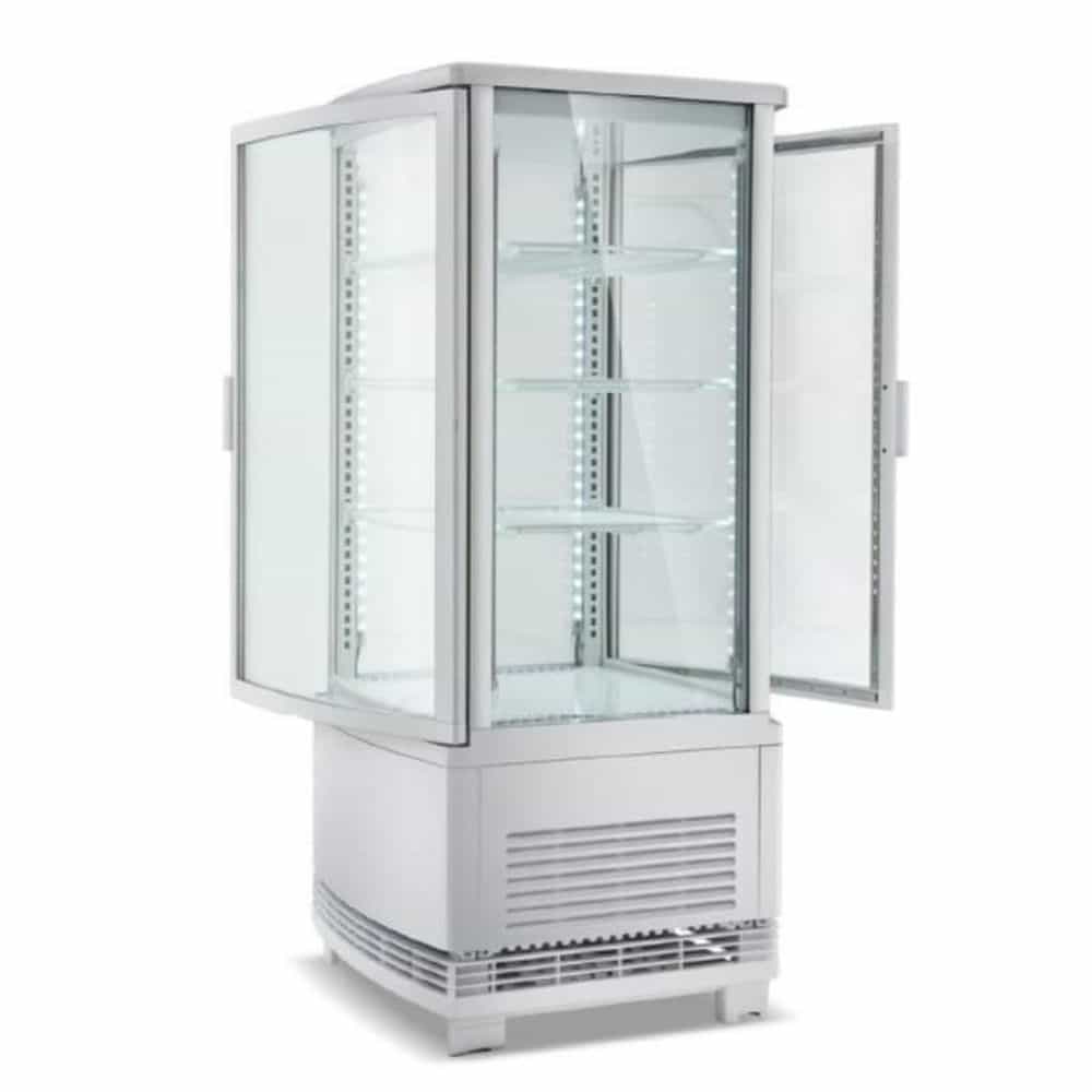 TỦ MÁT ĐỨNG TRƯNG BÀY BÁNH KEM 4 TẦNG SANDEN INTERCOOL 78 LÍT SAG-0782C (R600A)