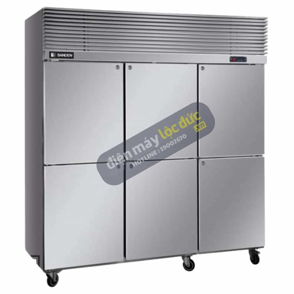 TỦ MÁT INOX 6 CÁNH SANDEN INTERCOOL 1610 LÍTSRC-1853