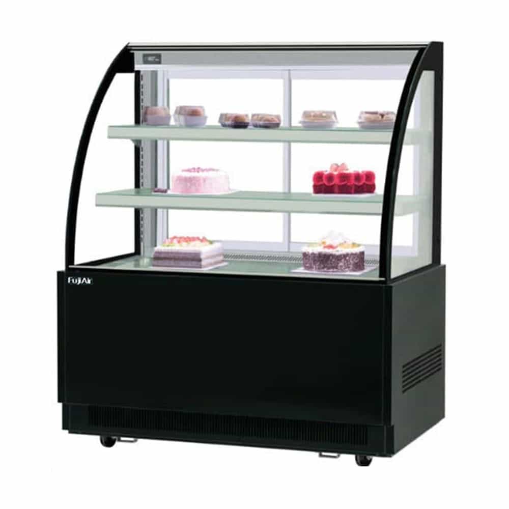 TỦ MÁT TRƯNG BÀY BÁNH KEM KÍNH CONG FUJI AIR 1.2M FJ-CSB12