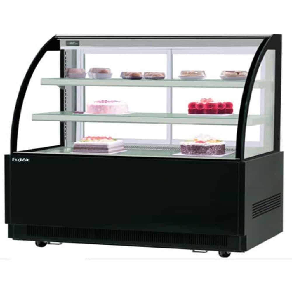 TỦ MÁT TRƯNG BÀY BÁNH KEM KÍNH CONG FUJI AIR 1.8M FJ-CSB18