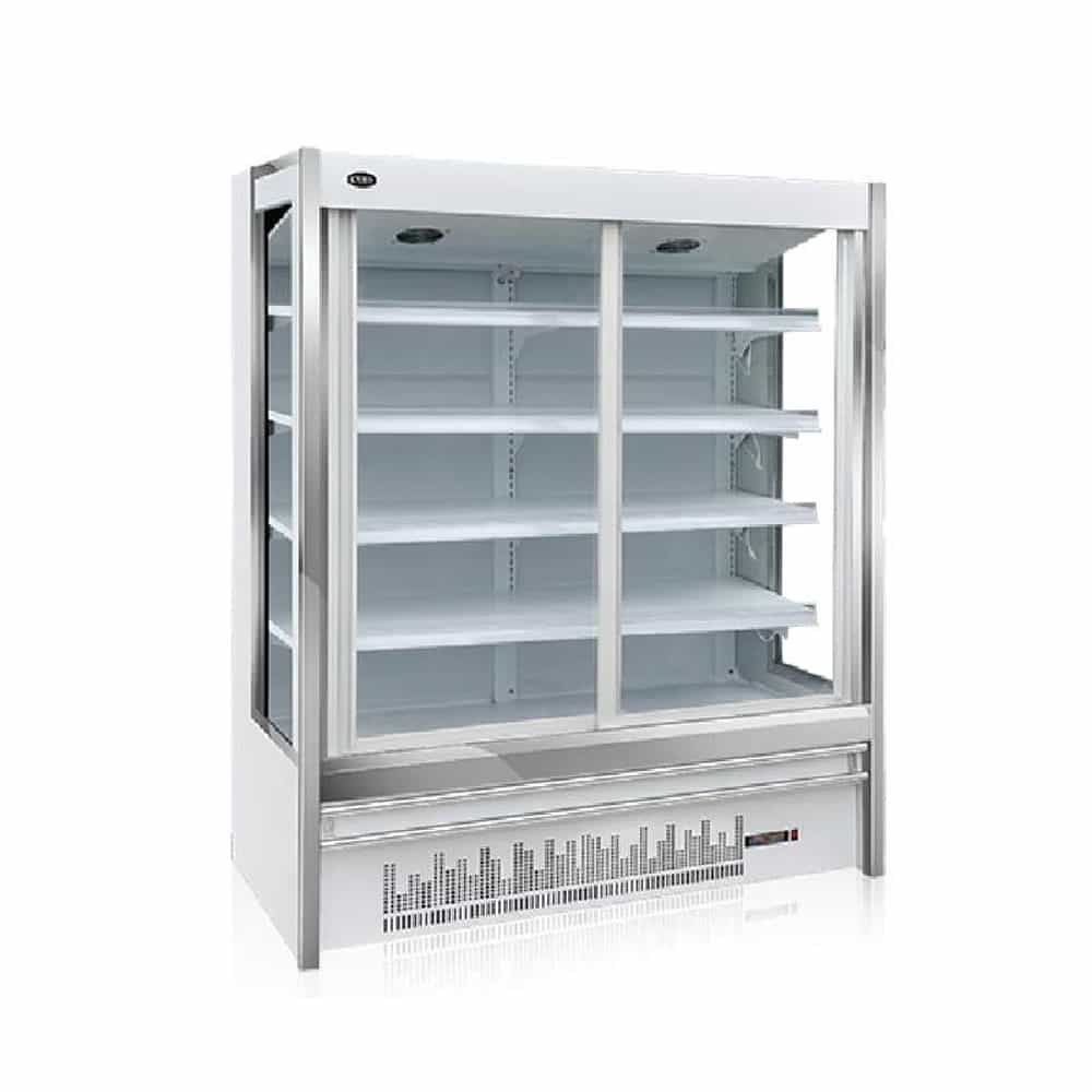 TỦ MÁT TRƯNG BÀY SIÊU THỊ KÍNH LÙA OUCBOLL 1055 LÍT LG-1500F ĐỒNG (R290)