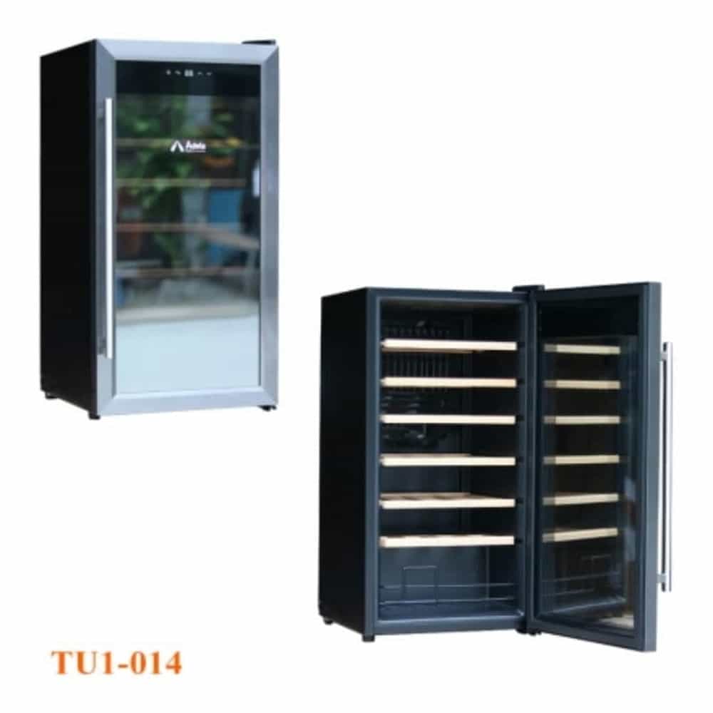 TỦ MÁT ƯỚP RƯỢU VANG ADELA 28 CHAI TU1-014-GO (GIÁ GỖ) (LỐC)