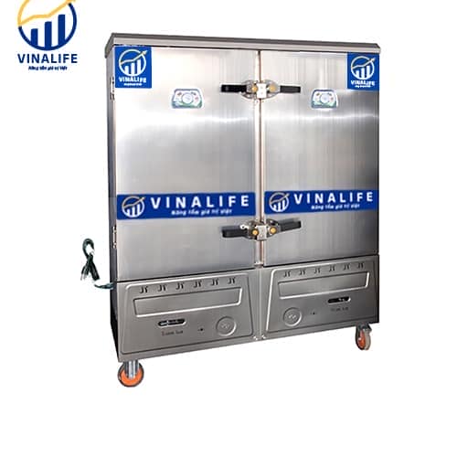 TỦ NẤU CƠM VINALIFE VNL-TCĐGĐK 24 24 KHAY ĐIỆN GAS ĐIỀU KHIỂN