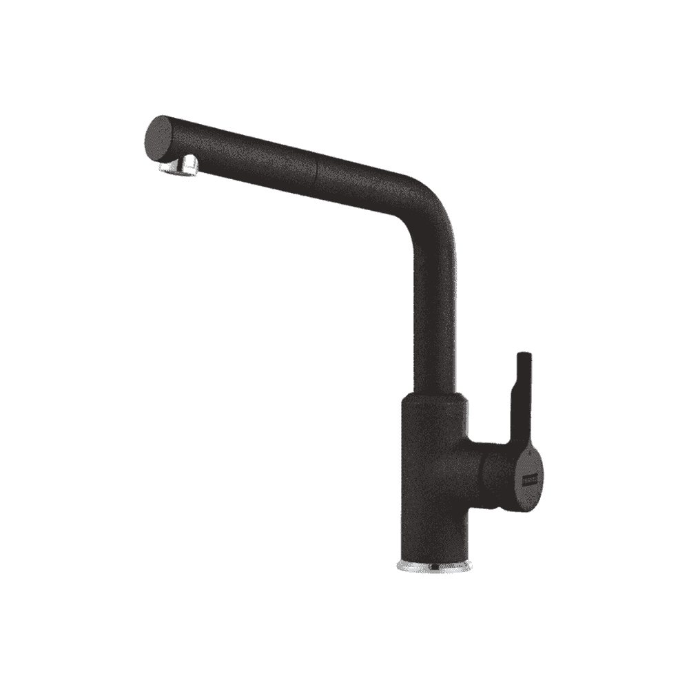 VÒI RỬA CHÉN FRANKE URBAN PULL OUT L SPOUT ĐEN NHÁM DÂY RÚT