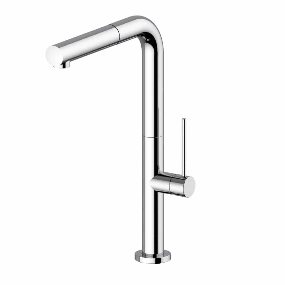 VÒI RỬA CHÉN INOX FURST FLIM D2 HMH.F400076CR VÒI NÓNG/LẠNH, ĐẦU VÒI CÓ THỂ KÉO DÀI