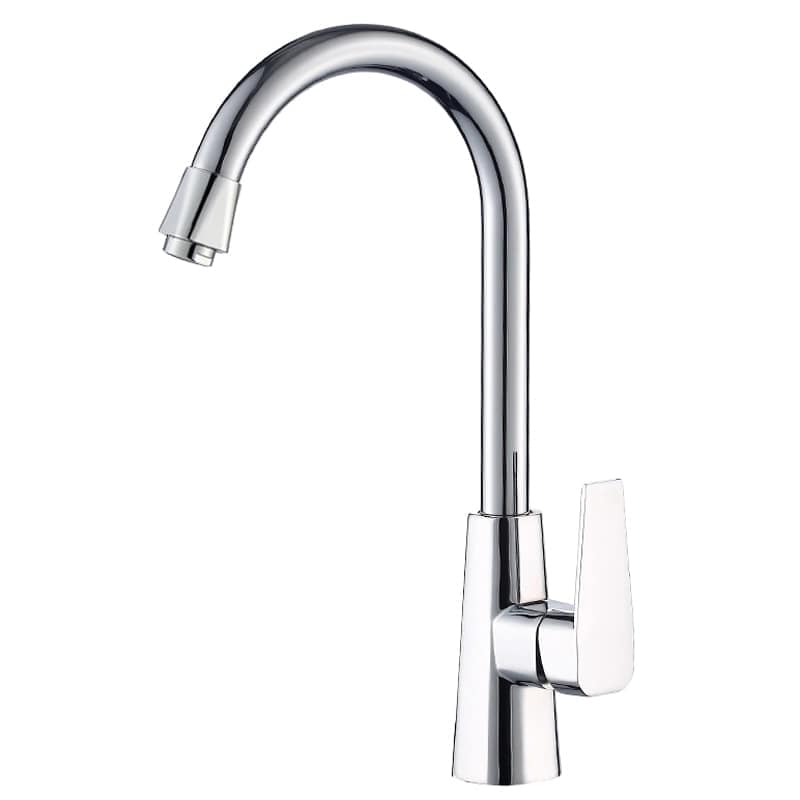 VÒI RỬA CHÉN GERARI DVU295 ĐỒNG MẠ CROM XOAY 360°