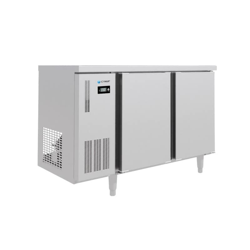 BÀN ĐÔNG INOX 2 CÁNH ICYMAX 250 LÍT ICF-2S126 QUẠT GIÓ (R290) (INOX 430)