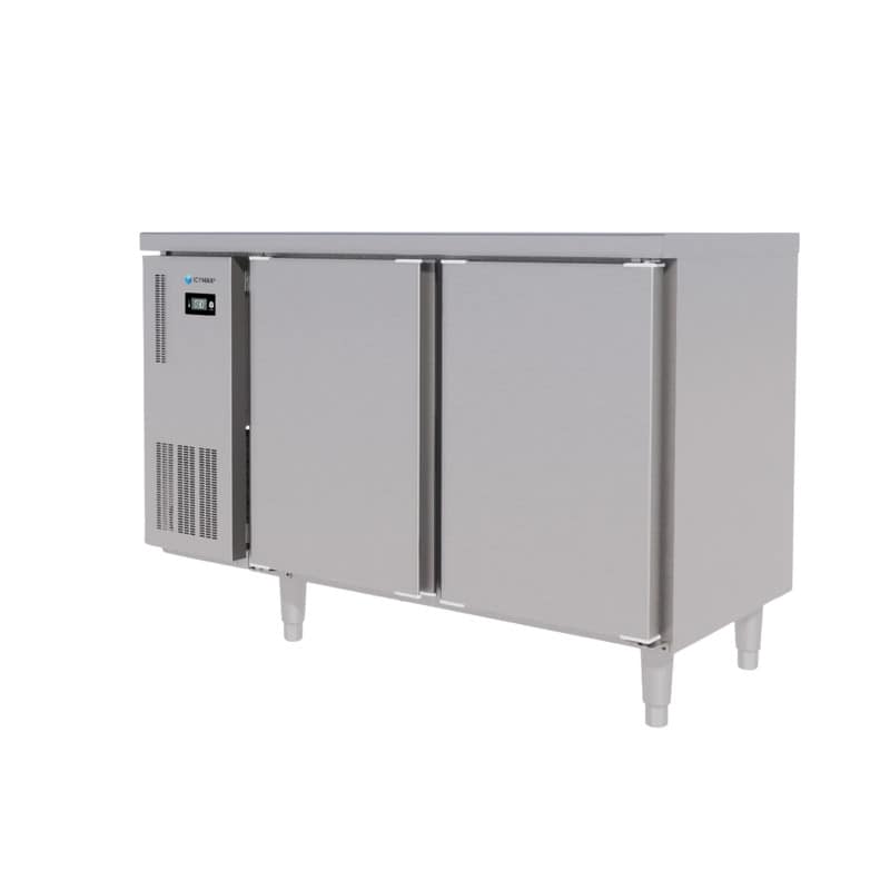 BÀN ĐÔNG INOX 2 CÁNH ICYMAX 250 LÍT ICF-2S126 QUẠT GIÓ (R290) (INOX 430)