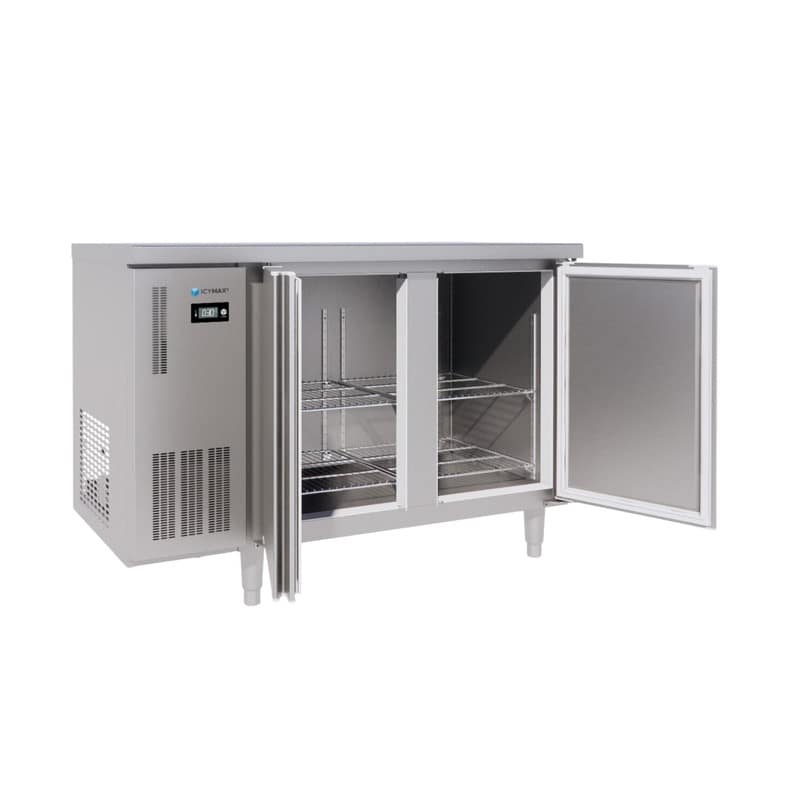 BÀN MÁT INOX 2 CÁNH ICYMAX 325 LÍT ICR-2S127 QUẠT GIÓ (R290) (INOX 430)