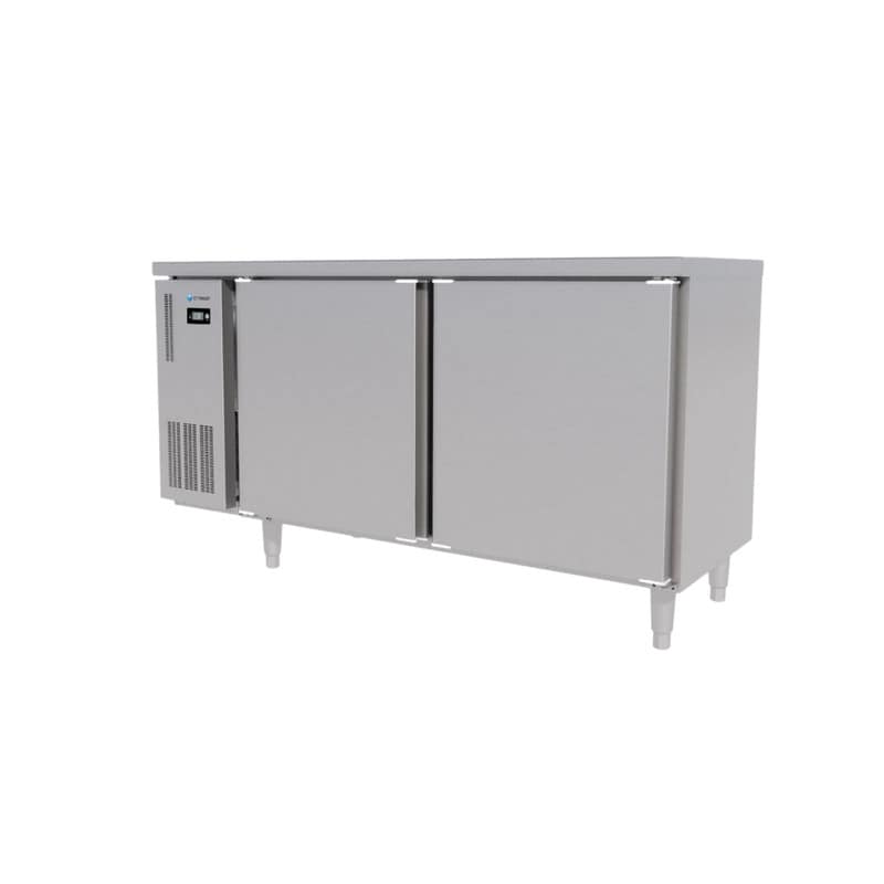BÀN MÁT INOX 2 CÁNH ICYMAX 330 LÍT ICR-2S156 QUẠT GIÓ (R290) (INOX 430)
