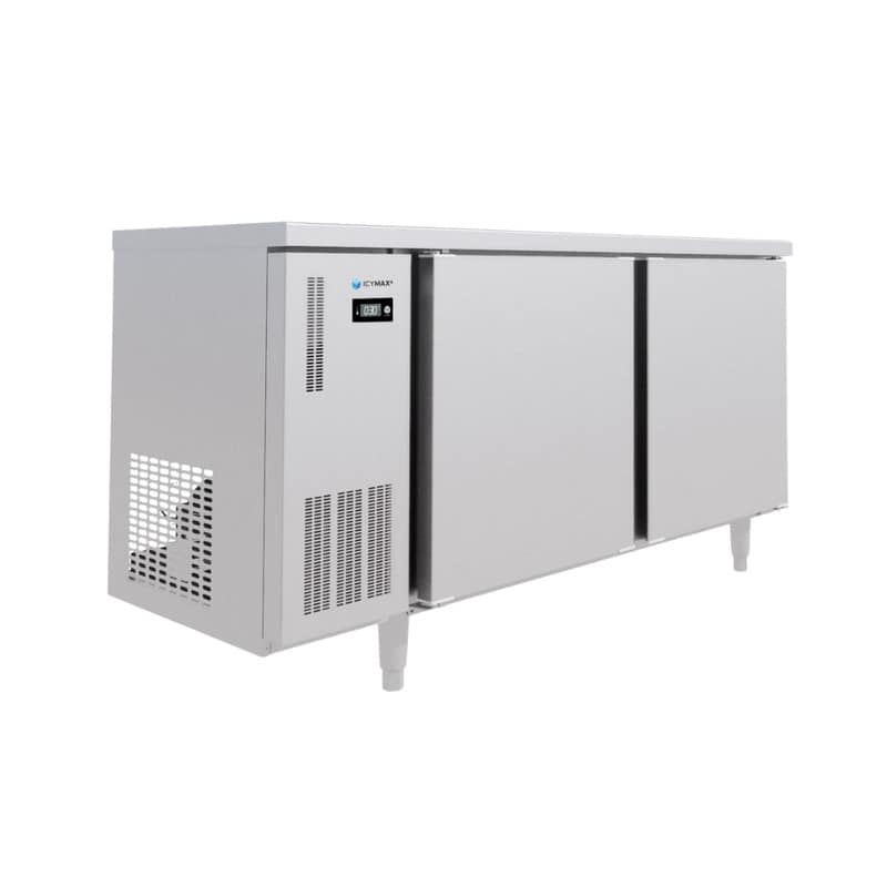BÀN MÁT INOX 2 CÁNH ICYMAX 330 LÍT ICR-2S156 QUẠT GIÓ (R290) (INOX 430)