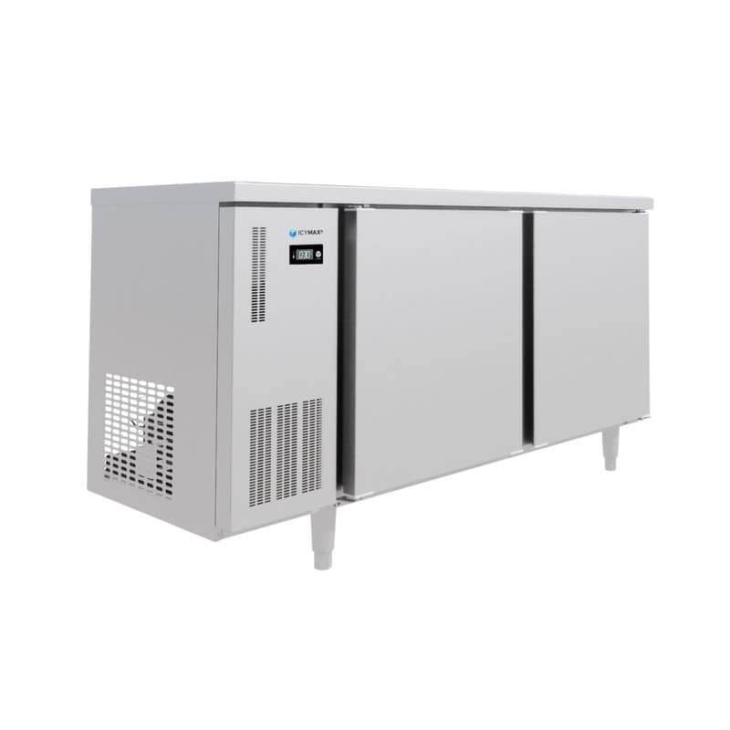 BÀN MÁT INOX 2 CÁNH ICYMAX 430 LÍT ICR-2S157 QUẠT GIÓ (R290) (INOX 430)