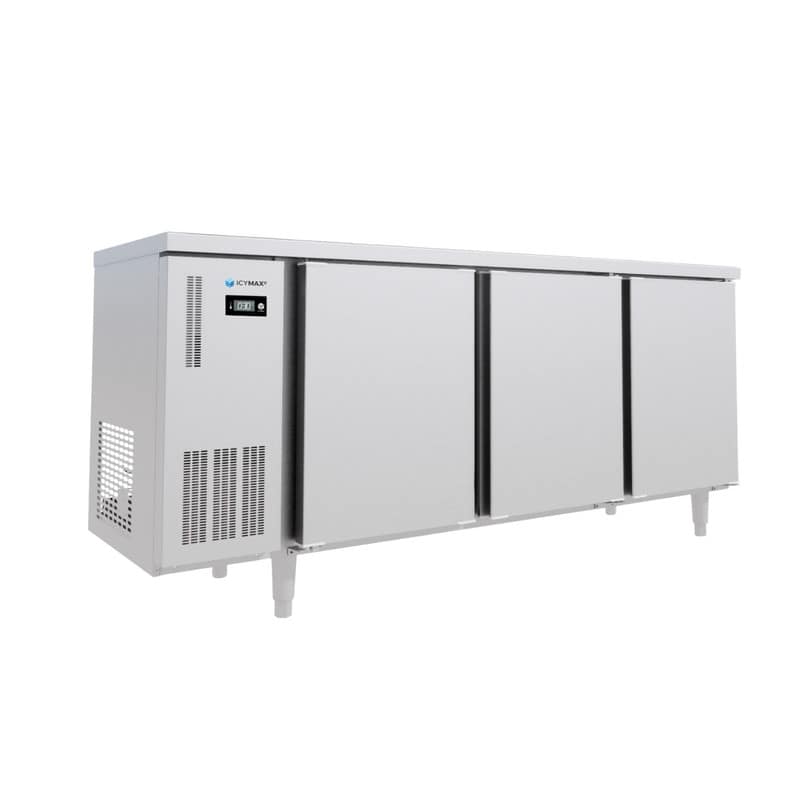BÀN MÁT INOX 3 CÁNH ICYMAX 535 LÍT ICR-3S187 QUẠT GIÓ (R290) (INOX 430)
