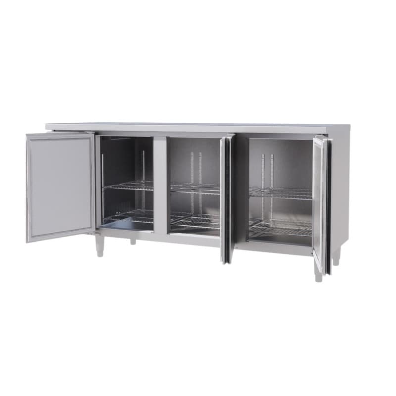 BÀN MÁT INOX 3 CÁNH ICYMAX 535 LÍT ICR-3S187 QUẠT GIÓ (R290) (INOX 430)
